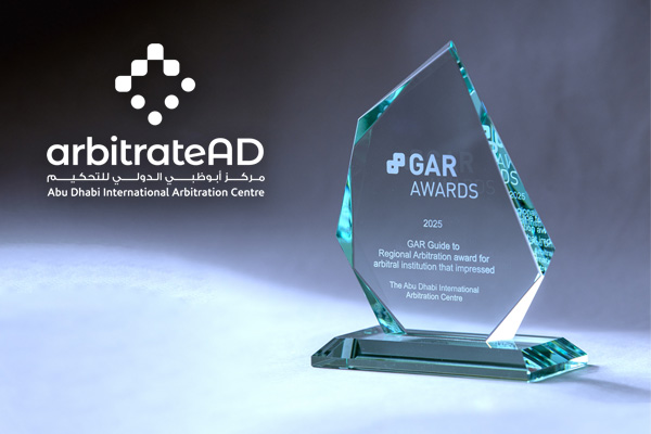 Abu Dhabi’s arbitrateAD recognised by the GAR Awards in Paris