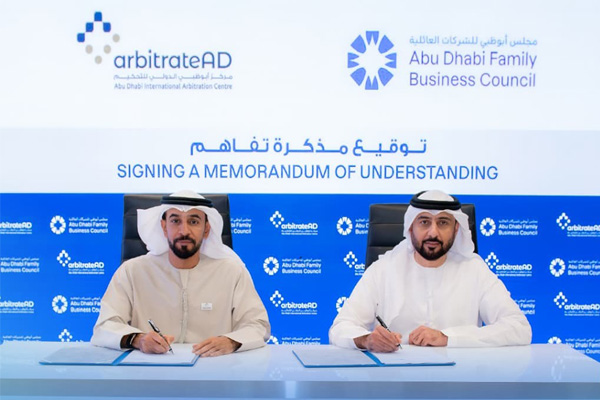 arbitrateAD and the Abu Dhabi Family Business Council Sign Landmark MOU to Strengthen the Sustainability and Governance of Family Businesses
